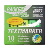 BAOKE SF Textmarker Clasic Mix 10 Bucati